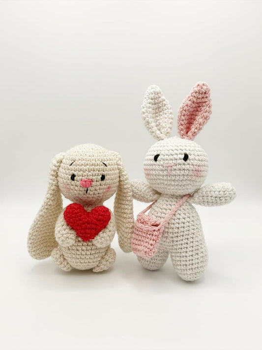 Handmade Crochet Toys ~ Set of 2 Little Souls ~ Double Luck Bundle Special Edition