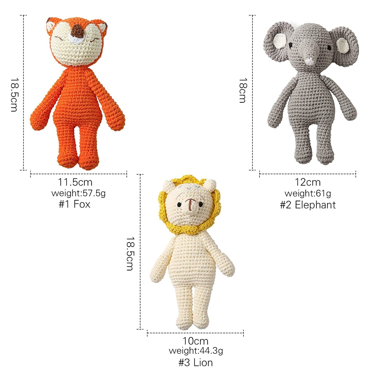 Handmade Crochet Lion Plush Toy | Amigurumi Lion Doll | Soft Cotton Stuffed Animal | Baby Gift